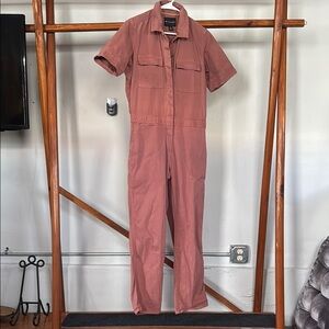 Wildfang Dusty Rose Jumpsuit